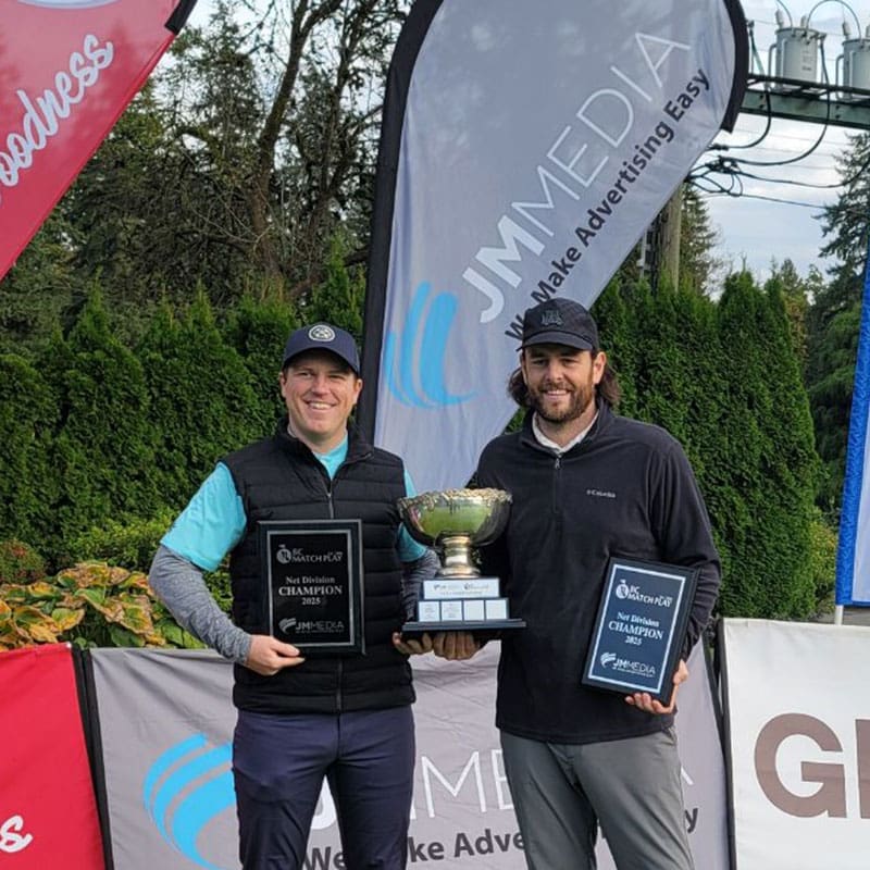 2025 BC Match Play Net Divisions Champs: Brendan Turner / Danny Horner