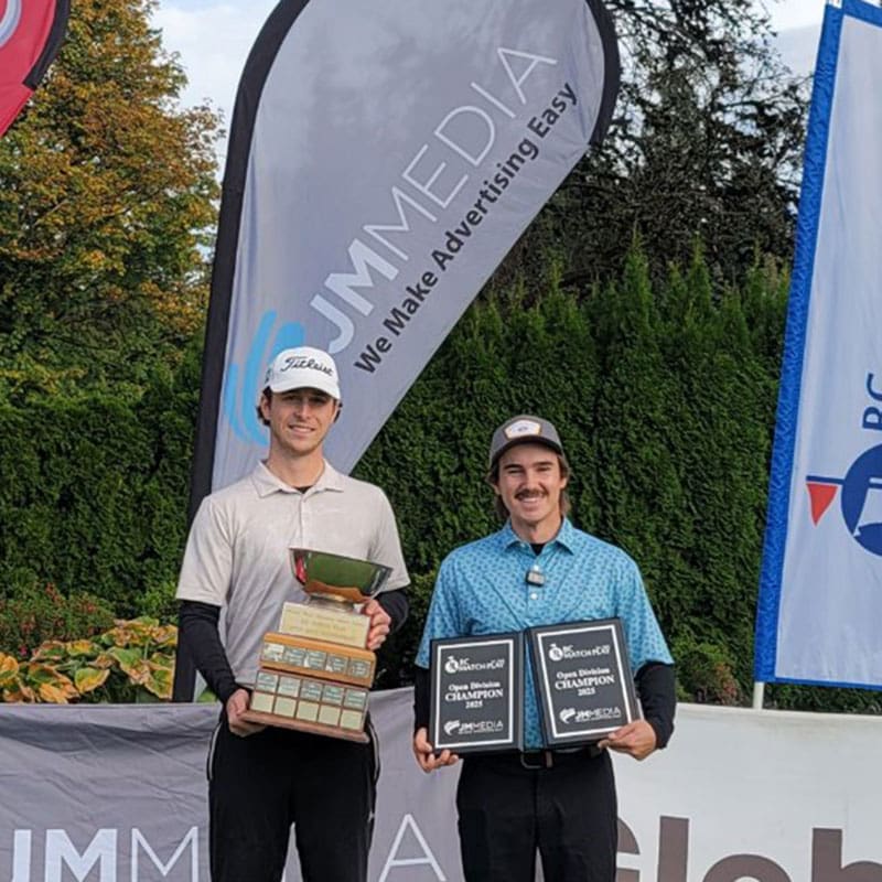 2025 BC Match Play Open Divisions Champs: John Morrow / Jace Minni